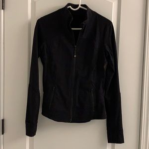 Lululemon Black with small polka dot, zip up!